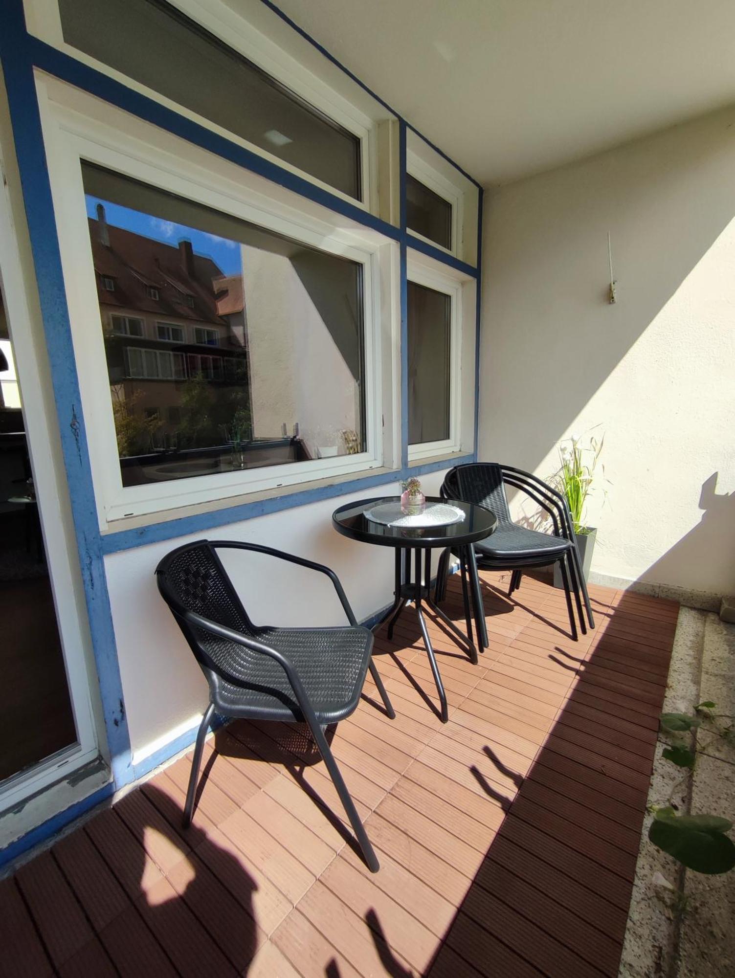 100M Zum Ulmer Muenster: 57M² Wohnung An Der Blau エクステリア 写真
